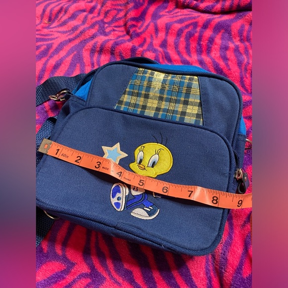 Rare vintage tweety bird cheerleader crossbody purse - Picture 7 of 9